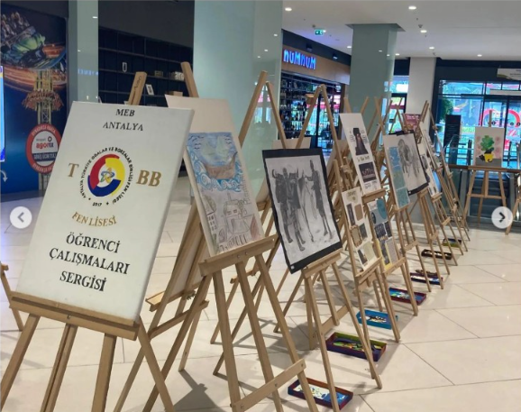 Antalya Tobb Fen Lisesi’nden Renkli Resim Sergisi 1 (2)