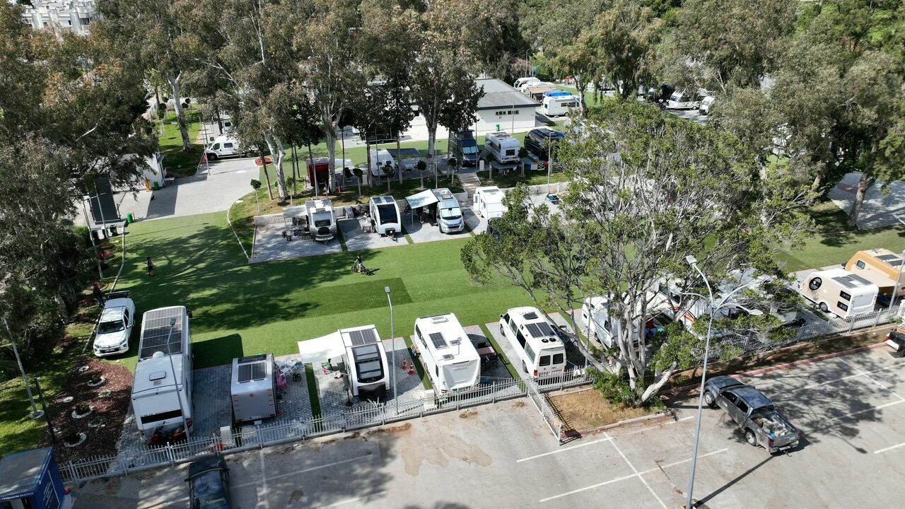 Antalya'da Karavan Park'ta ziyaretçi yoğunluğu artıyor