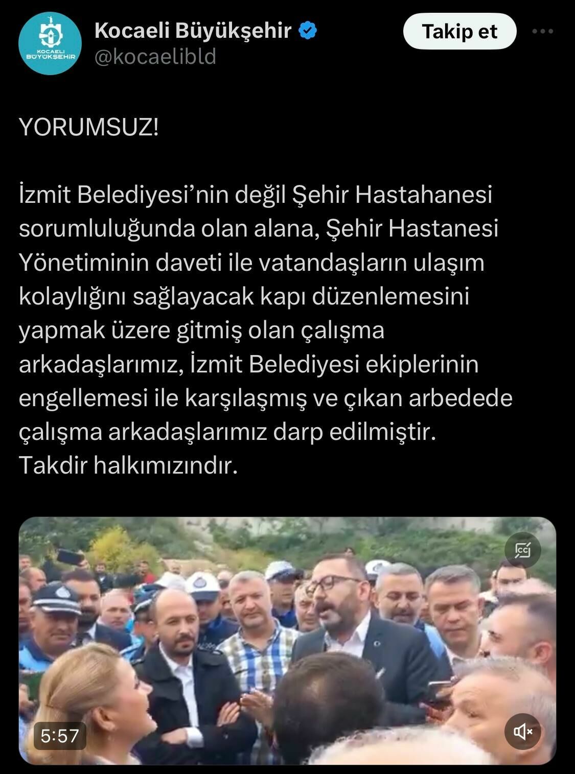 Kocaeli Bld 'Yorumsuz'