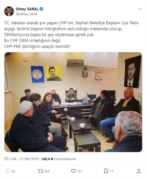 Erdoğan'ın Başdanışmanı Oktay Saral montajlı fotoğrafı paylaştı