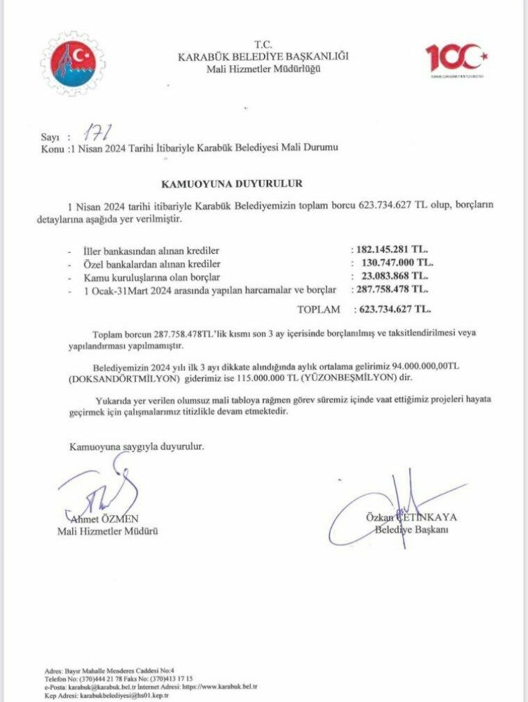 MHP'den AK Parti'ye geçen belediye borçlarını açıkladı