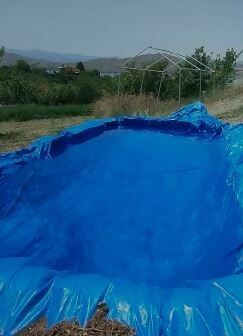 Elazığ'da çocuklar sıcak havada serinlenmenin yolunu buldular