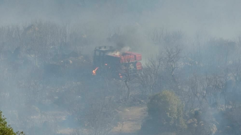 Çanakkale Ayvacık'ta çıkan yangın Assos Antik Kenti'ne sıçradı