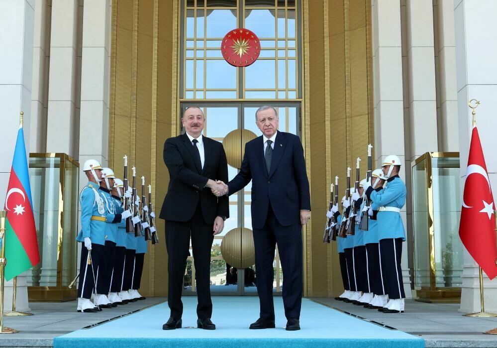 Cumhurbaşkanı Erdoğan Ve Aliyev Görüştü