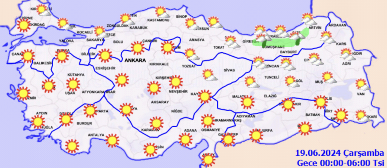 Meteoroloji'den 5 il için kuvvetli sağanak yağış uyarısı!