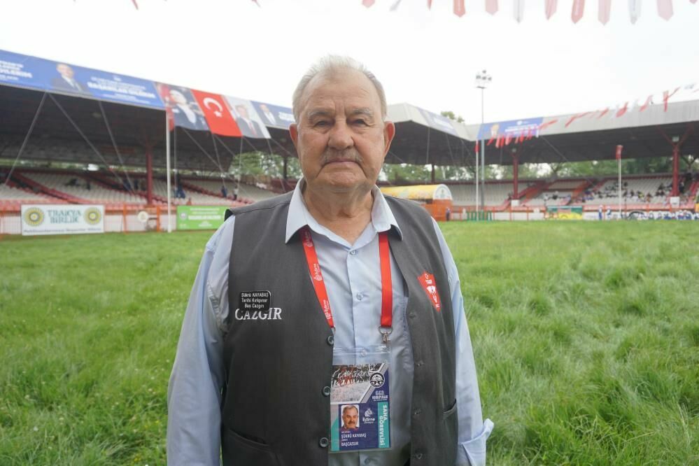 Kırkpınar'ın Başcazgırı Şükrü Kayabaş 60 yıl sonra er meydanına veda ediyor