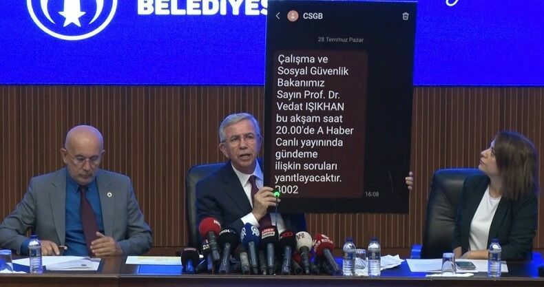 ABB Başkanı Mansur Yavaş'tan SGK prim borcu açıklaması