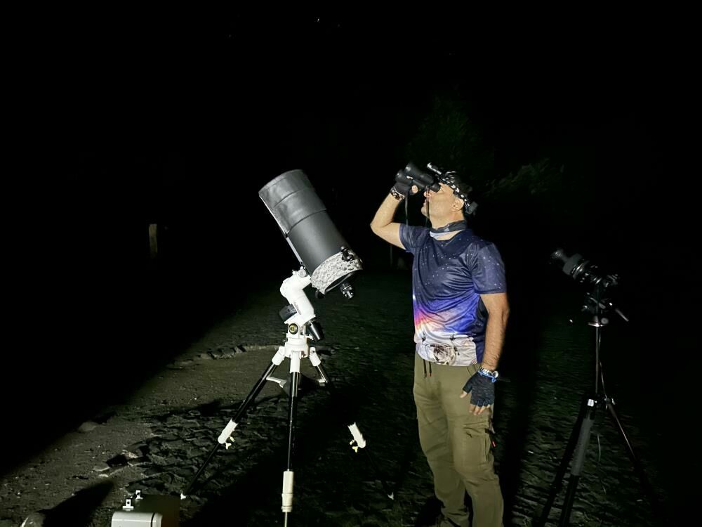 Bitlis'te meteor yağmuru görsel şölen sundu