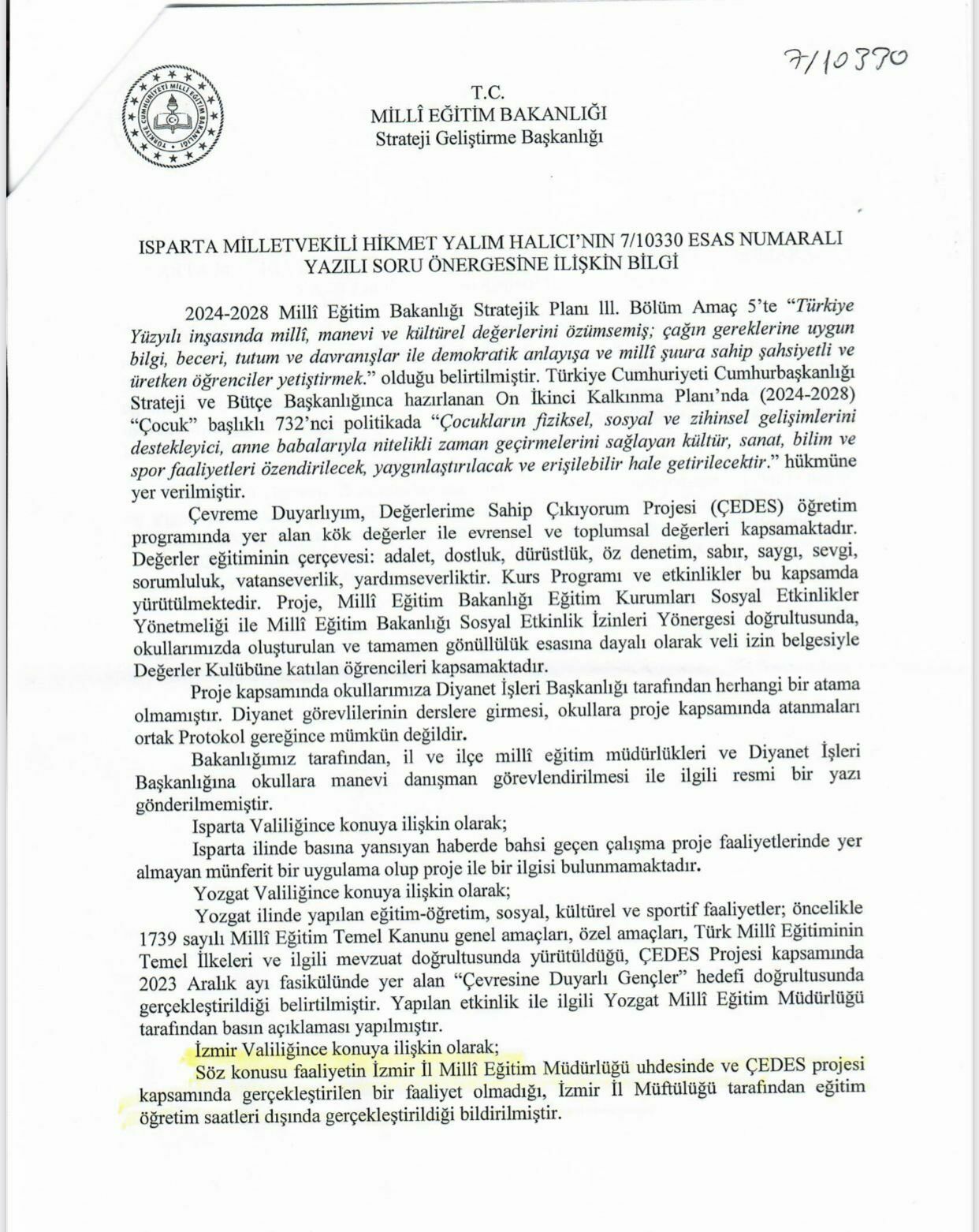 Isparta'da Bıçaklı Din Dersi Iddiası! Milli Eğitim Topu Diyanet'e Attı   2