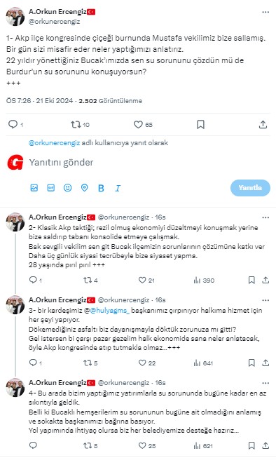 Burdur'da Başkan Ercengiz'den Akp'li Vekillere 'Hodri Meydan' 3