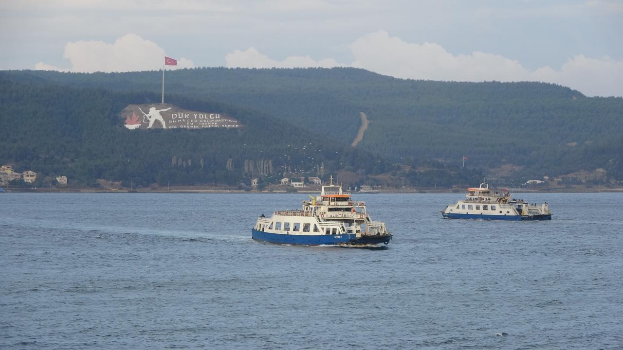 Çanakkale’de Gökçeada ve Bozcaada Feribot Seferleri İptal Edildi