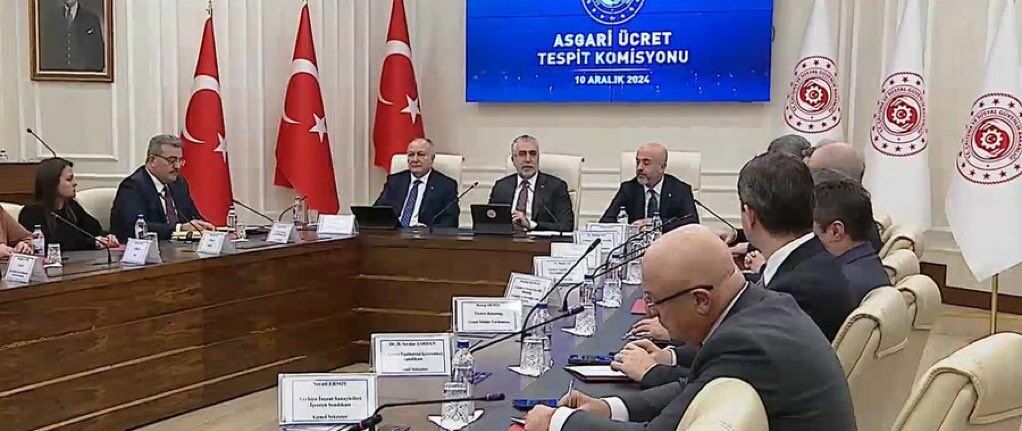 Asgari Ücret Tespit Komisyonu Toplantısı Başladı