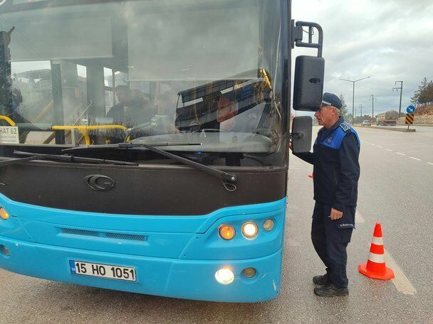 Burdur'da O Kazadan Sonra Özel Halk Otobüsleri Denetlendi 2