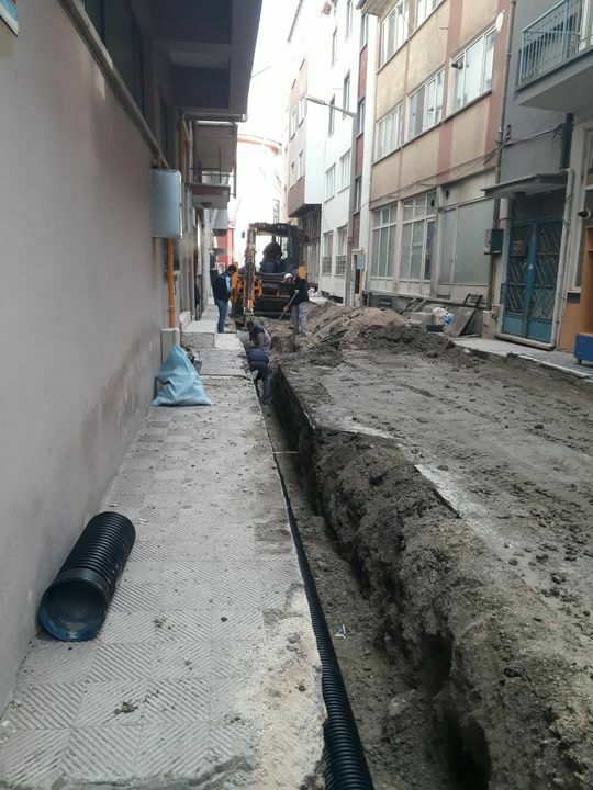 Burdurda Yağmur Drenaj Sistemi Güçlendiriliyor  2