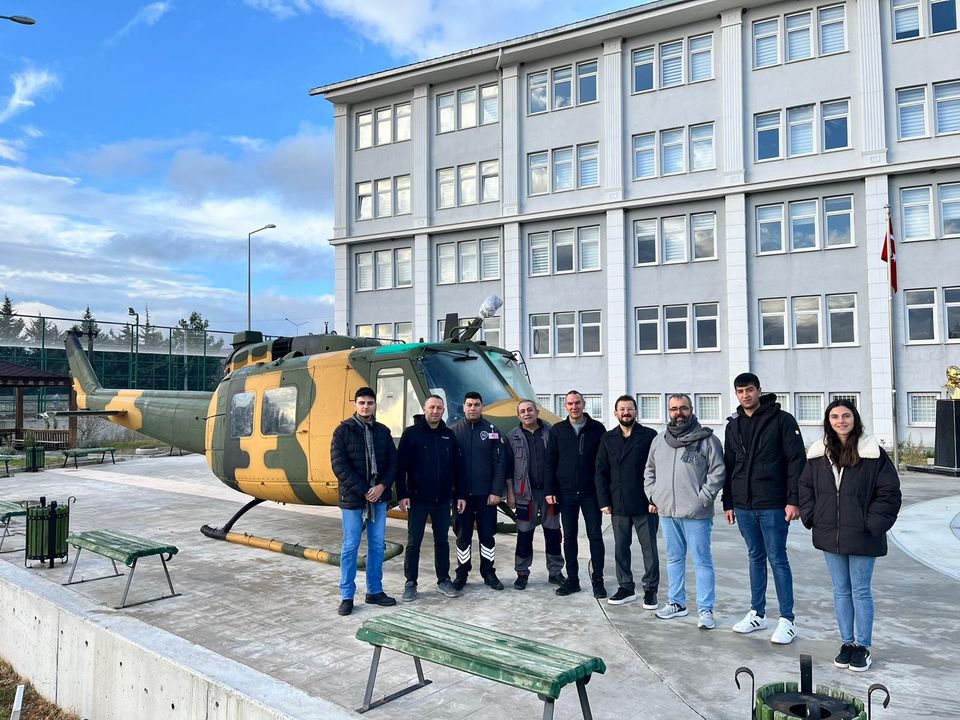 Msb Isparta Sdü'ye Uh 1 Helikopter Hibe Etti 3