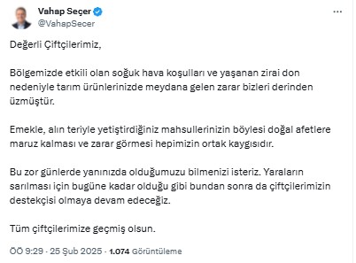 Mersin'de Zirai Don Ürünleri Vurdu! Başkan Seçer'den Çiftçilere Destek Mesajı 2