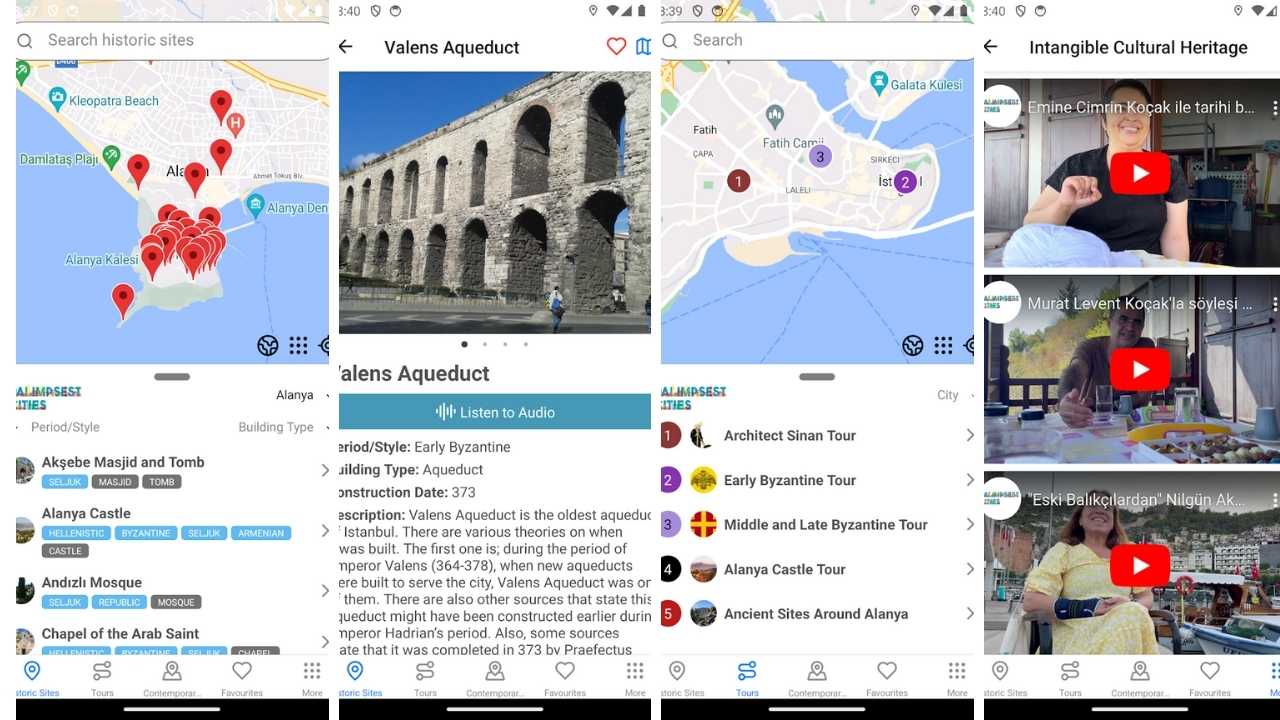 Alanya'ya Özel Palimpsest Cities Mobil Uygulaması Geliştirildi 2