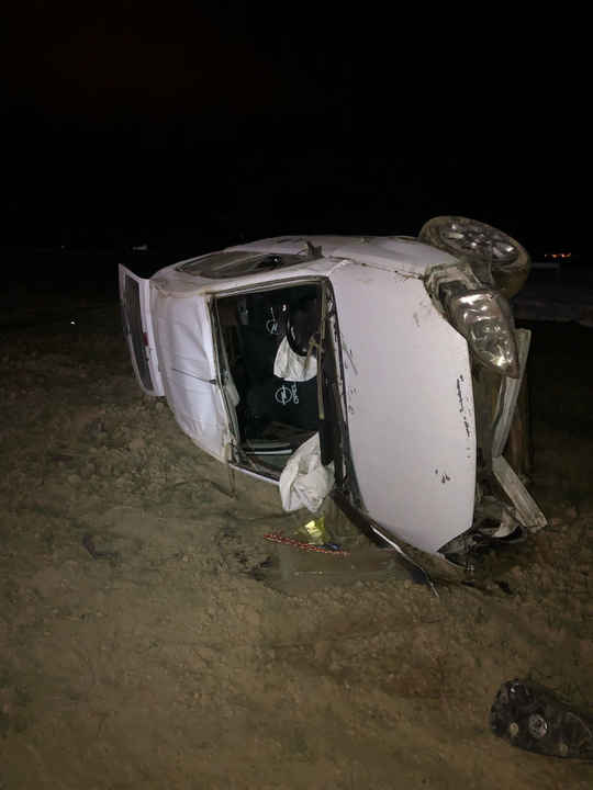 Isparta Şarkikaraağaç'ta Otomobille Şarampole Devrildi 2