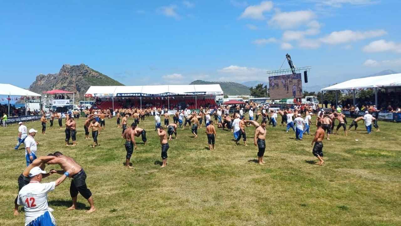 3. Gazipaşa Yağlı Güreşleri Başladı  5