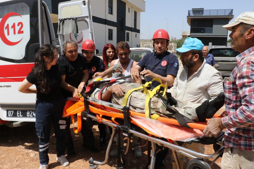 Aksu'da İş Kazası! İnşaat İşçisi Jeneratör Odasına Düştü