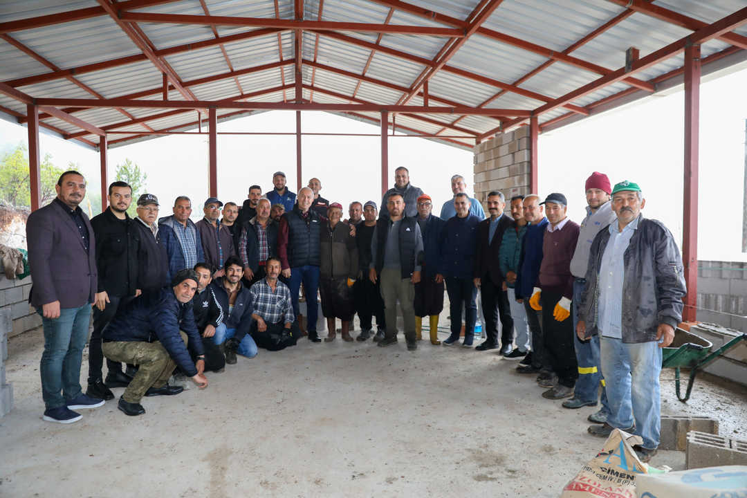 Alanya'da Akçatılılar İmece Usulüyle Salon İnşa Ediyor 2