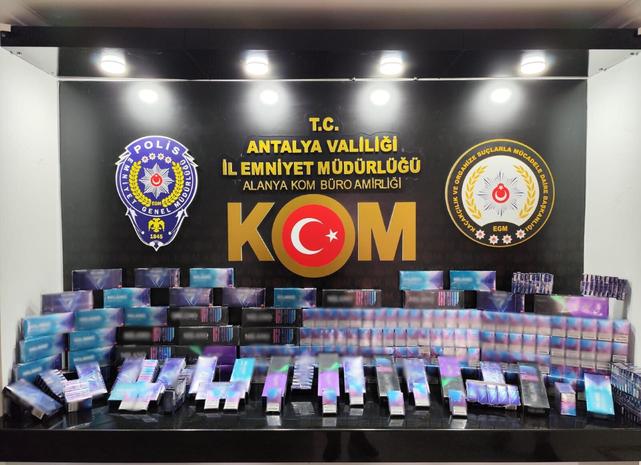 Antalya Emniyetinden Kaçakçılık ve Organize Suçlara Geçit Yok