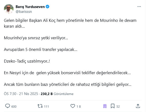 Beraberlik Sonrası Fenerbahçe’den Şok Kararlar!-1