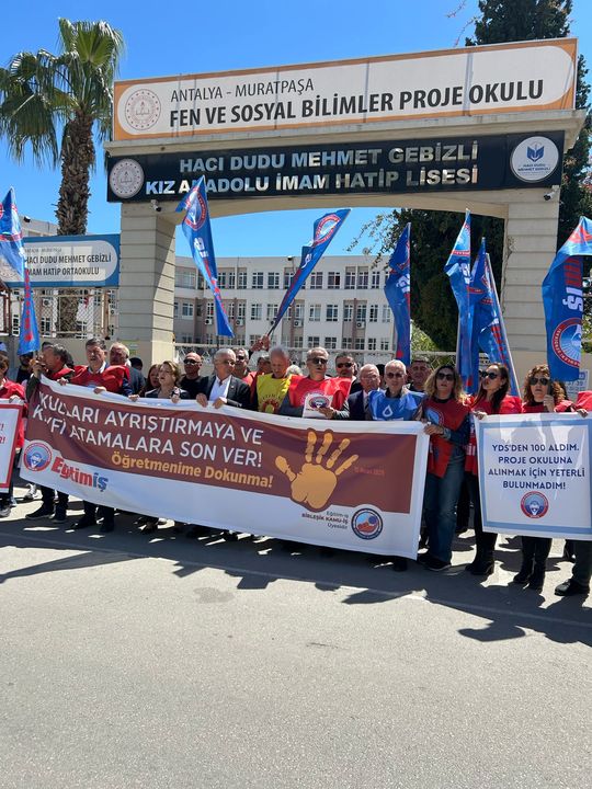 Hacı Dudu Mehmet Gebizli Anadolu İmam Hatip Lisesi'nde Öğretmen Kıyımı Eylemi! 3