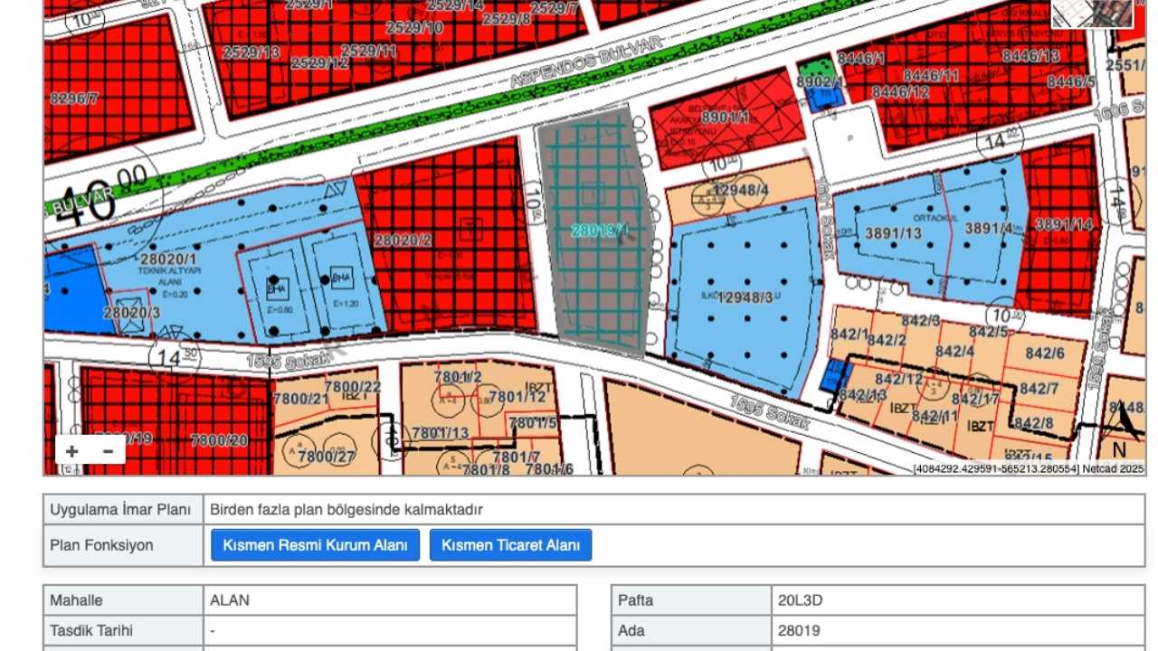Muratpaşa'da Eski Festival Çarşısı Vergi Borcuna Karşı Teminat 3