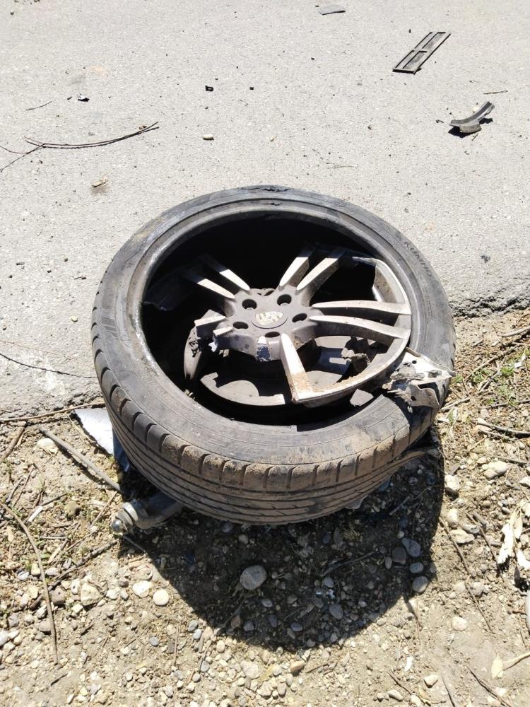 Silifke’de Ters Dönen Otomobilden Mucize Kurtuluş!