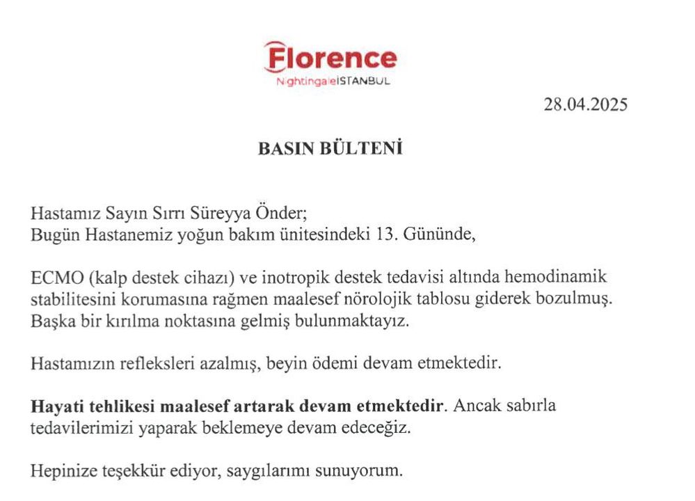 Sırrı Süreyya Önder İçin Hastaneden Kritik Açıklama 2