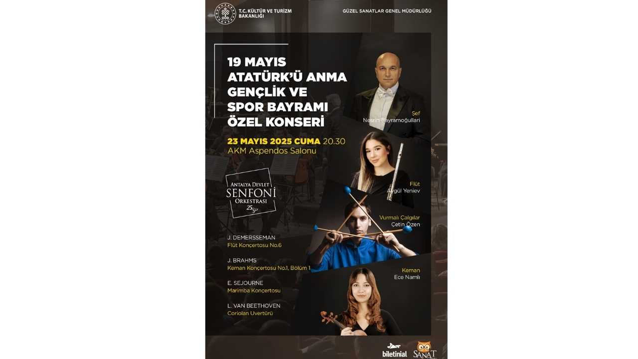 Antalya Devlet Senfoni Orkestrası Gençlerle Büyüleyecek 2