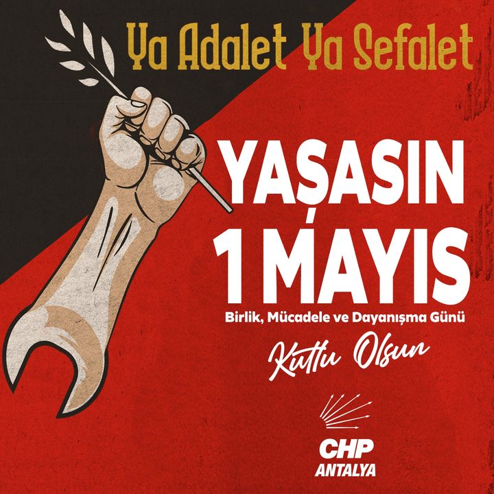 Chp Antalya'dan 1 Mayıs'ta Açlık, İşsizlik Ve Geleceksizlik Vurgusu  2