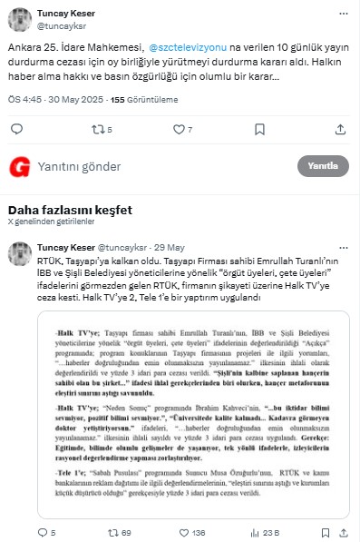 Chp'li Bulut’tan Karartma Kararı İptal Edilen Sözcü Tv’ye Destek 3