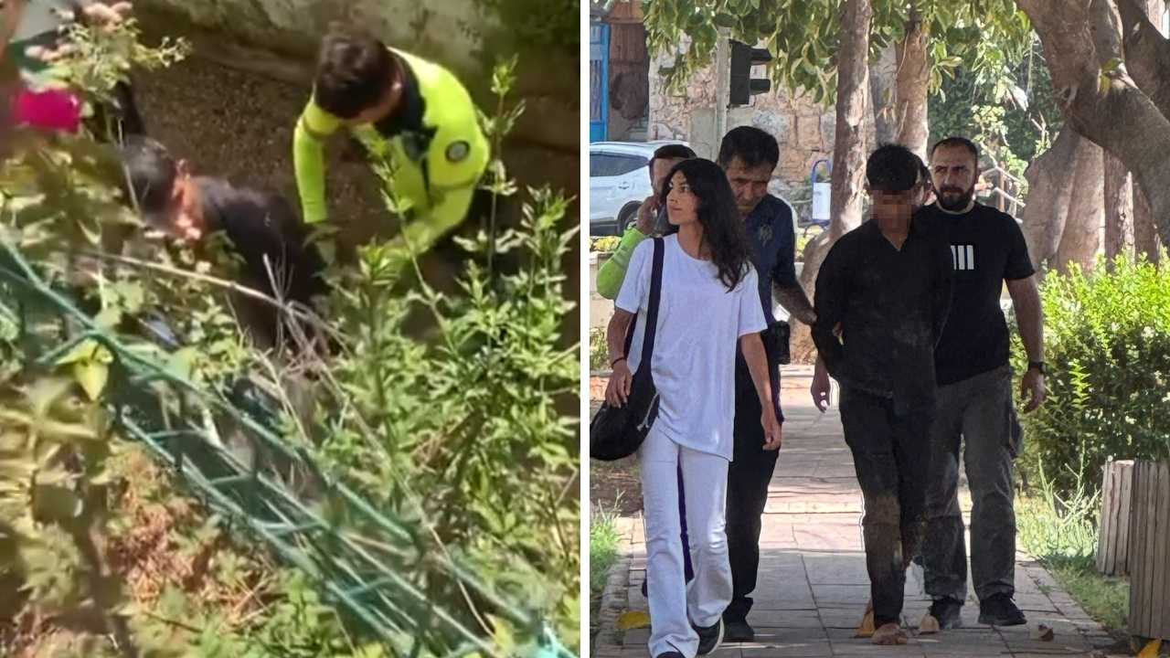 Finike'de Polisten Kaçarken Boğuluyordu! Hortumla Kurtarıldı 4