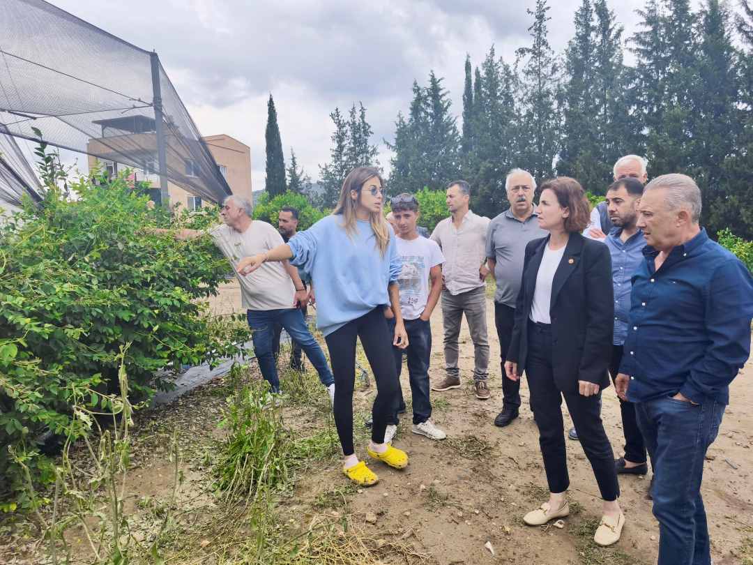 Aliye Coşar Serik’te Felaketten Etkilenen Üreticileri Dinledi 2