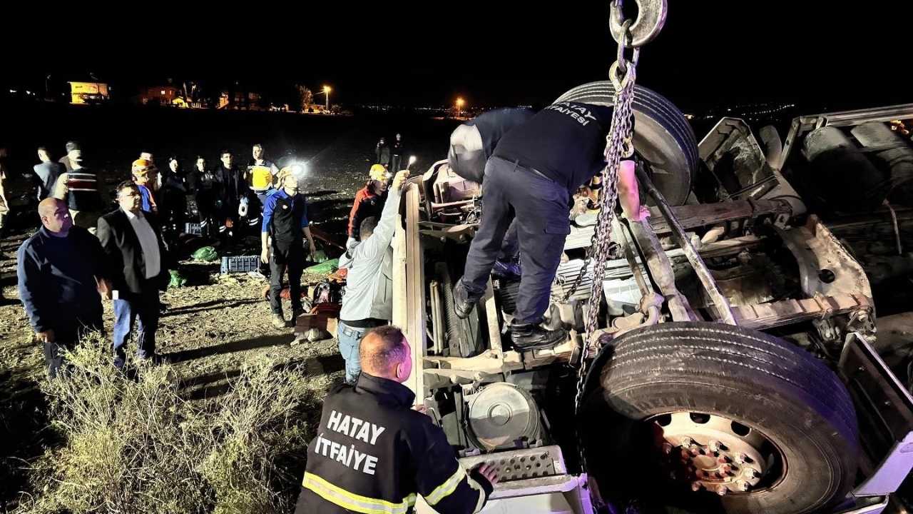 Hatay’da Tır Kazası Can Kaybına Neden Oldu2