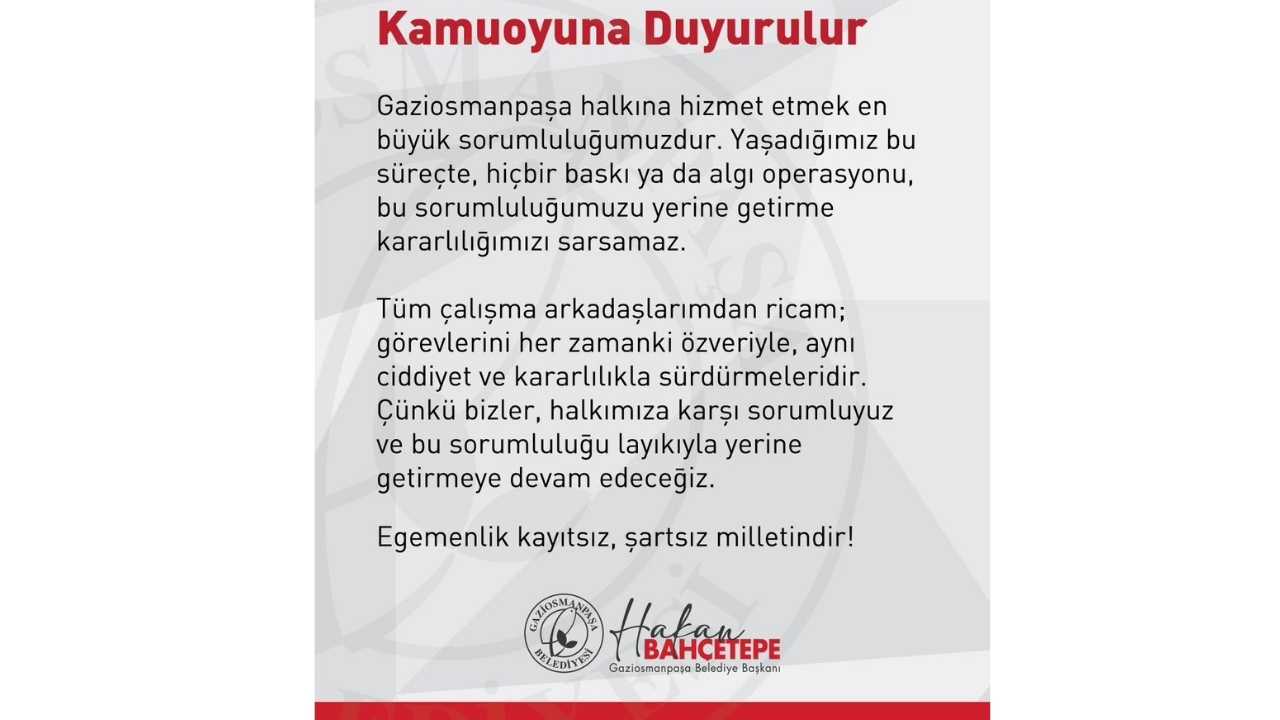 İbb Soruşturmasında Gözaltına Alınan Bahçetepe’den İlk Mesaj 2