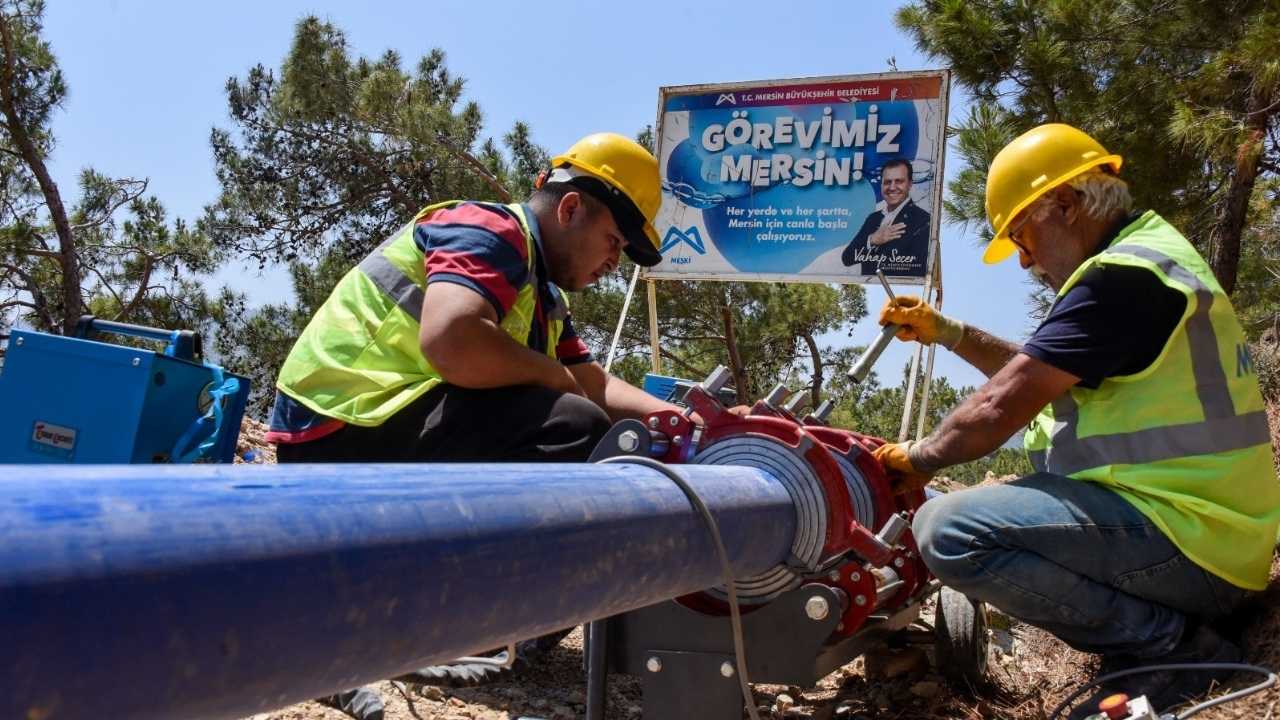 Mersin Silifke’de İçme Suyu Hattı Yenilendi 2