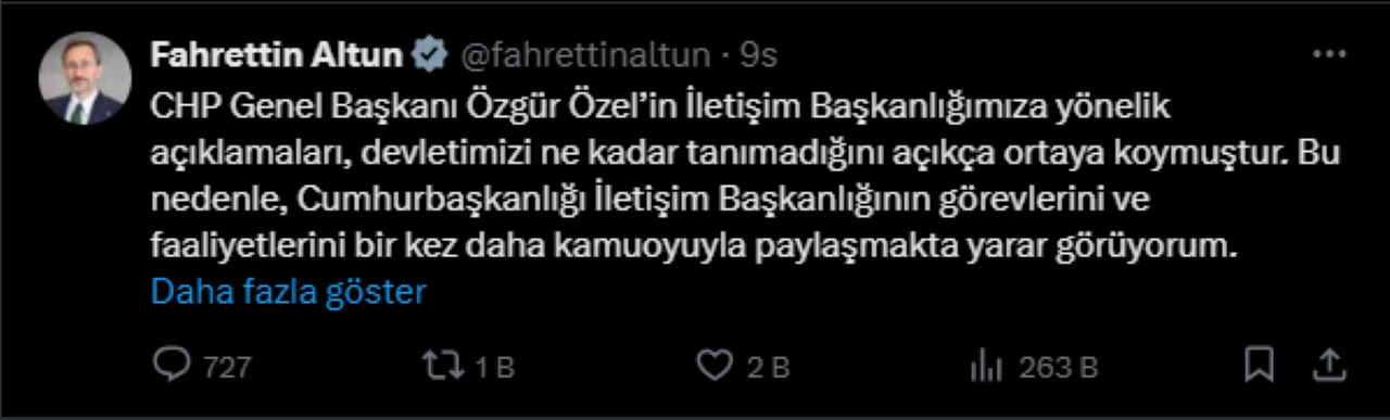 Özgür Özel: "AKP Milletvekillerine İletişim Notları Verildi"