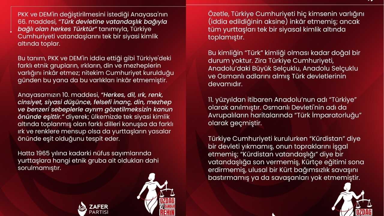 Ümit Özdağ’dan Anayasa Ve Türklük Çıkışı 2