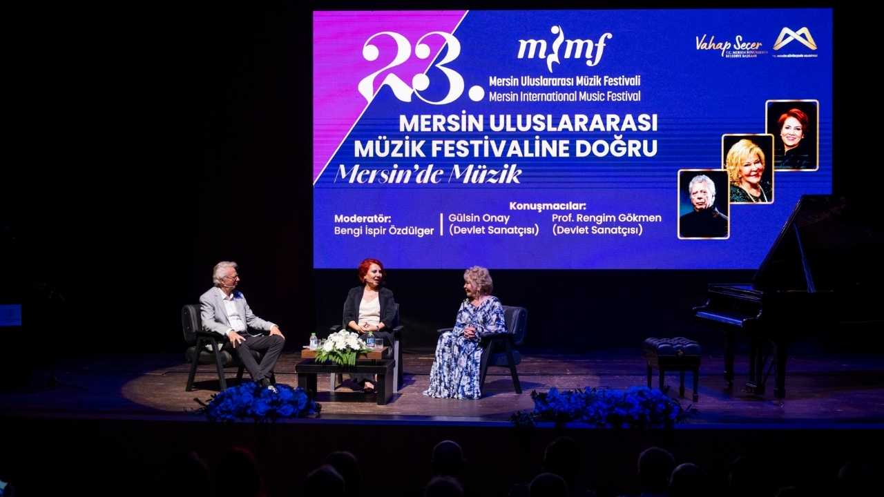 23. Mersin Uluslararası Müzik Festivali Söyleşiyle Başladı 2