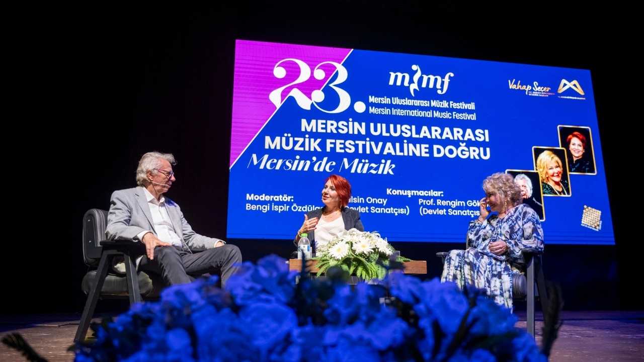 23. Mersin Uluslararası Müzik Festivali Söyleşiyle Başladı 3
