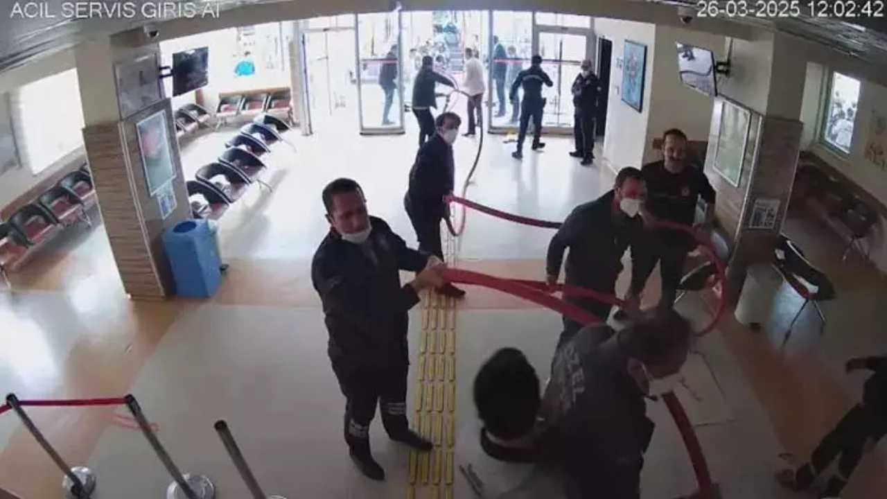 Akdeniz Üniversitesi Hastanesi'ndeki Yangın Kamerada! Hemşire O Anları Anlattı 3