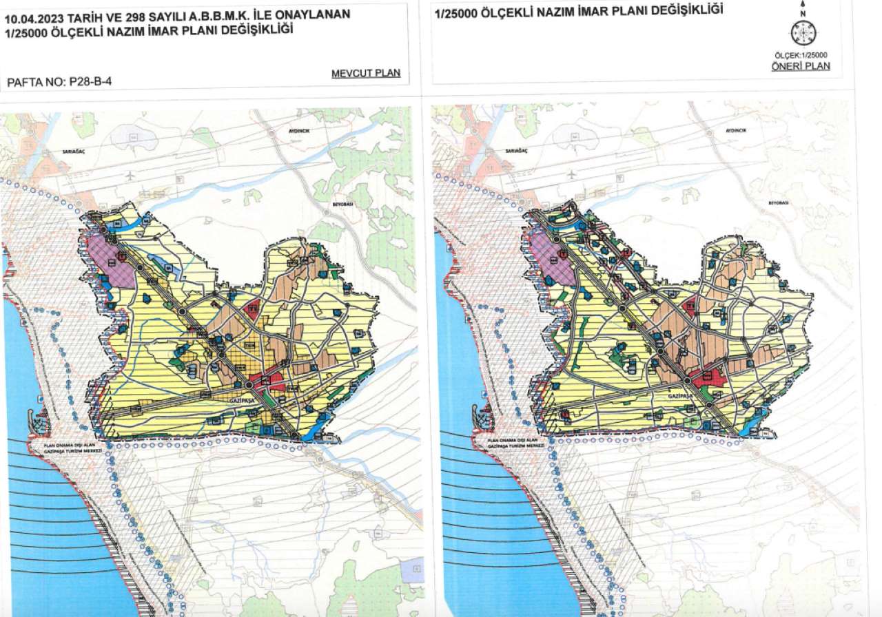 Gazipaşa Planı İtirazlarına Büyük Çoğunluklu Ret