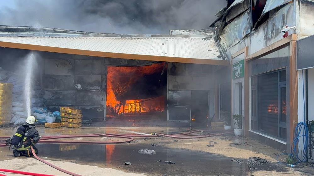 Gazipaşa’da Korkutan Yangın! Müdahale Ediliyor