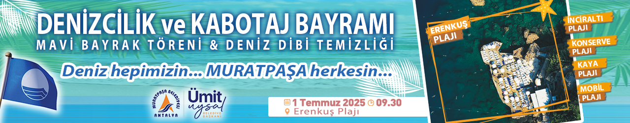 1 Temmuz Ve Mavi Bayrak Töreni 2025 1280X250