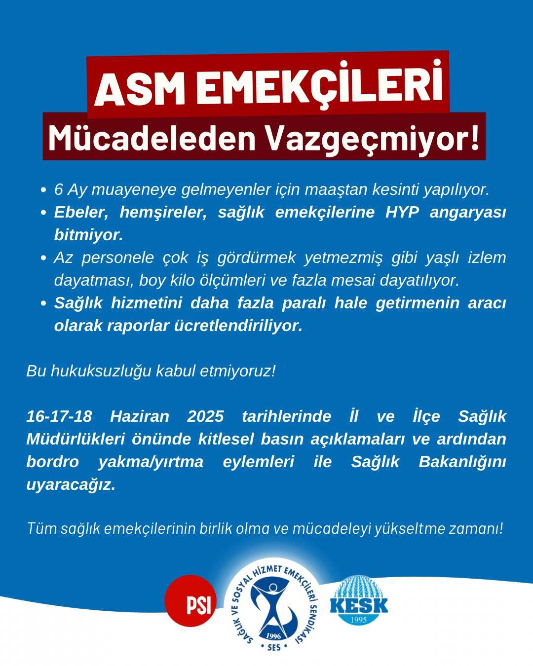 Aile Hekimleri 16 20 Haziran’da Ses Yükseltecek 1