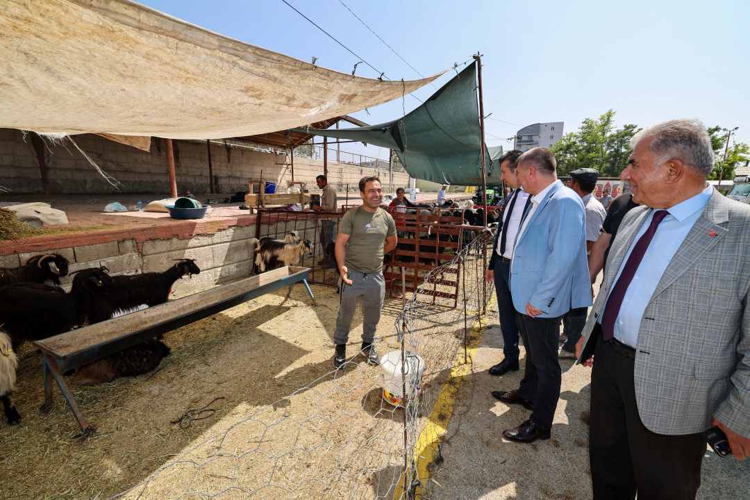 Burdur Belediye Başkanı Ercengiz Hayvan Pazarını Ziyaret Etti 1