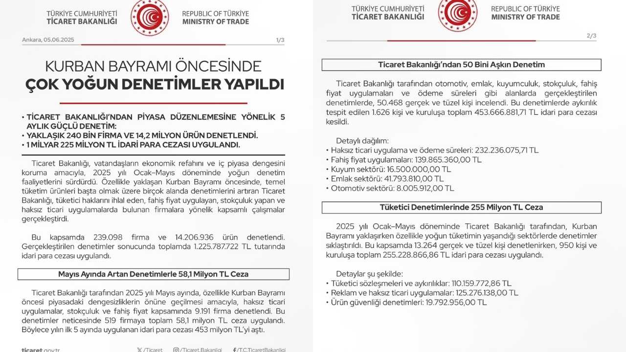 Ticaret Bakanlığı Denetim2